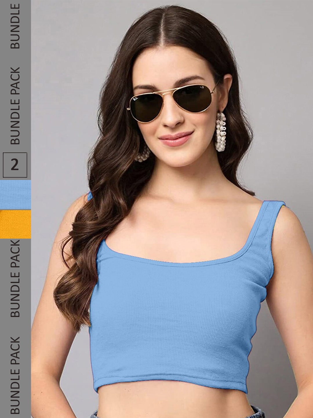 

Selvia Pack Of 2 Tank Top, Blue