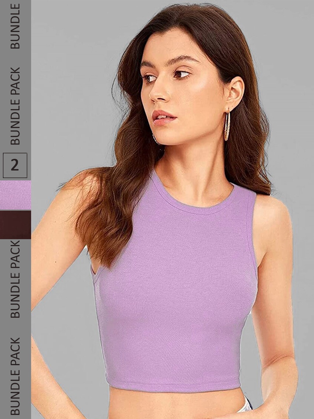 

Selvia Pack Of 2 Tank Top, Maroon