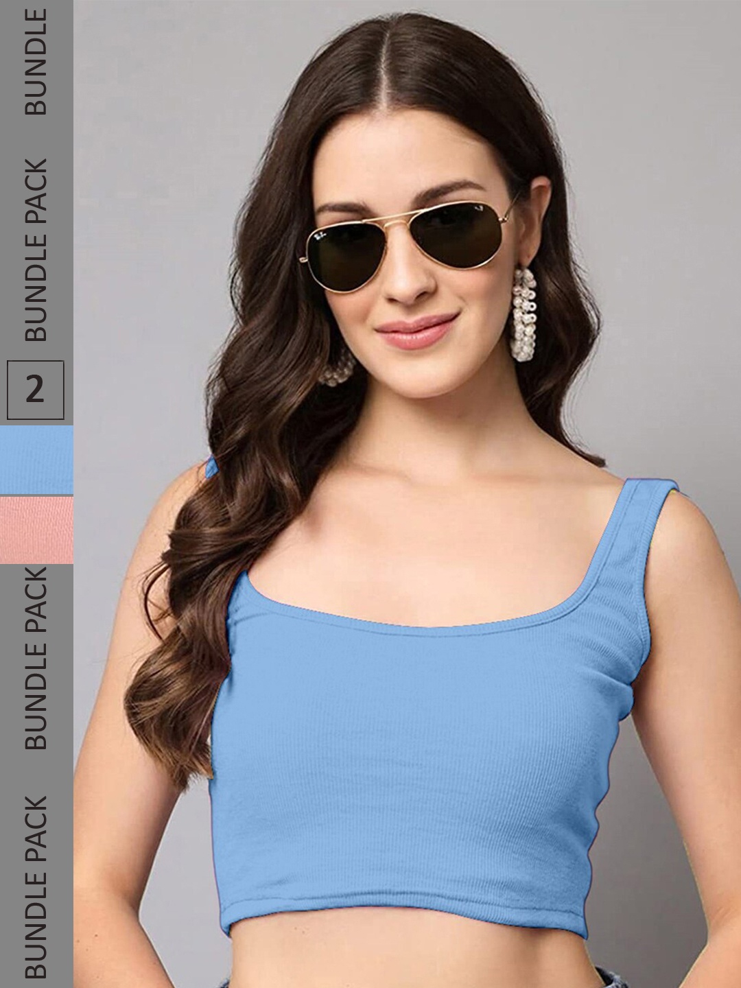 

Selvia Pack Of 2 Tank Top, Blue