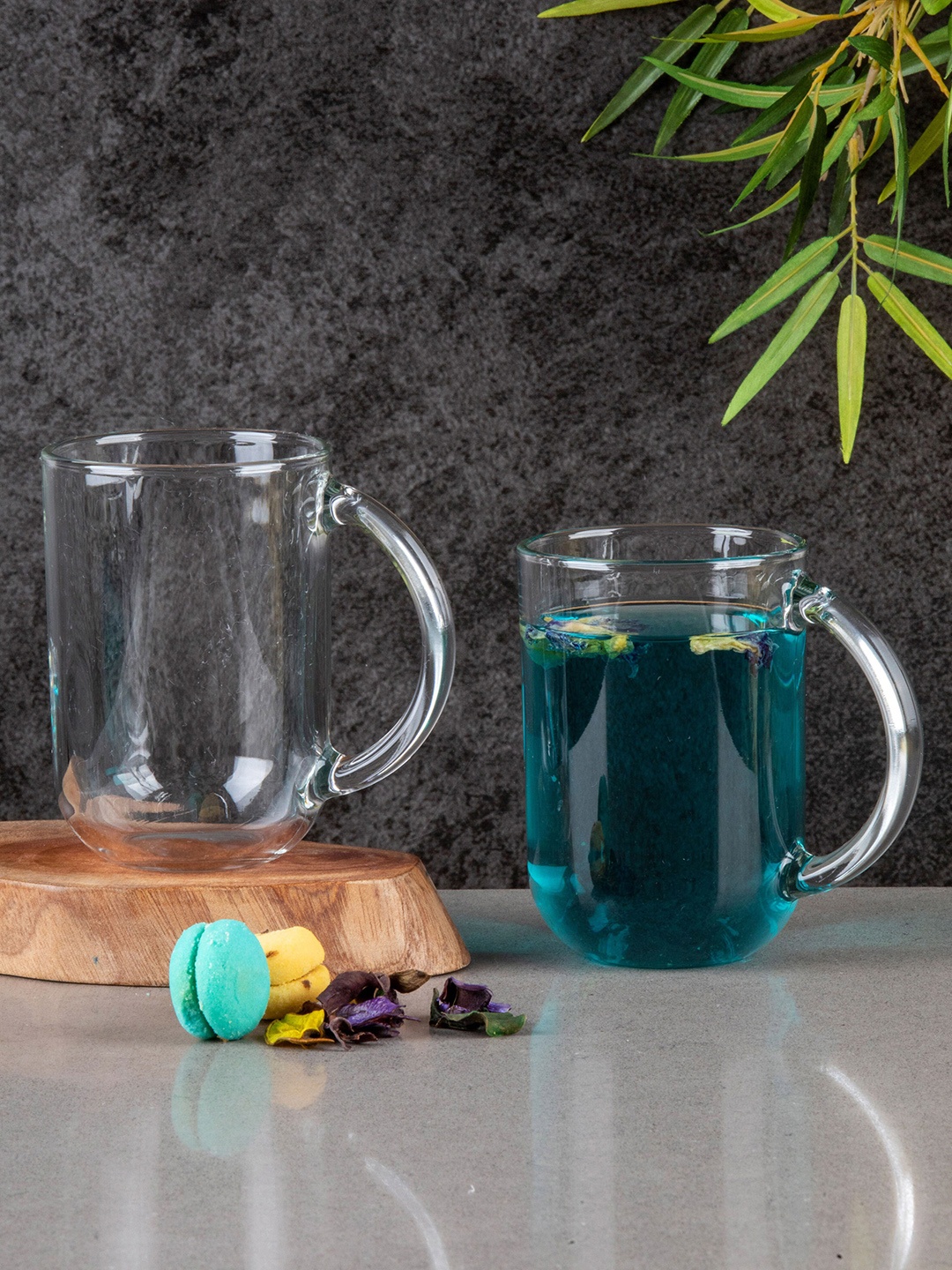 

Luminarc Transparent 6 Pcs Glass Glossy Tea & Coffee Mugs-320ml each