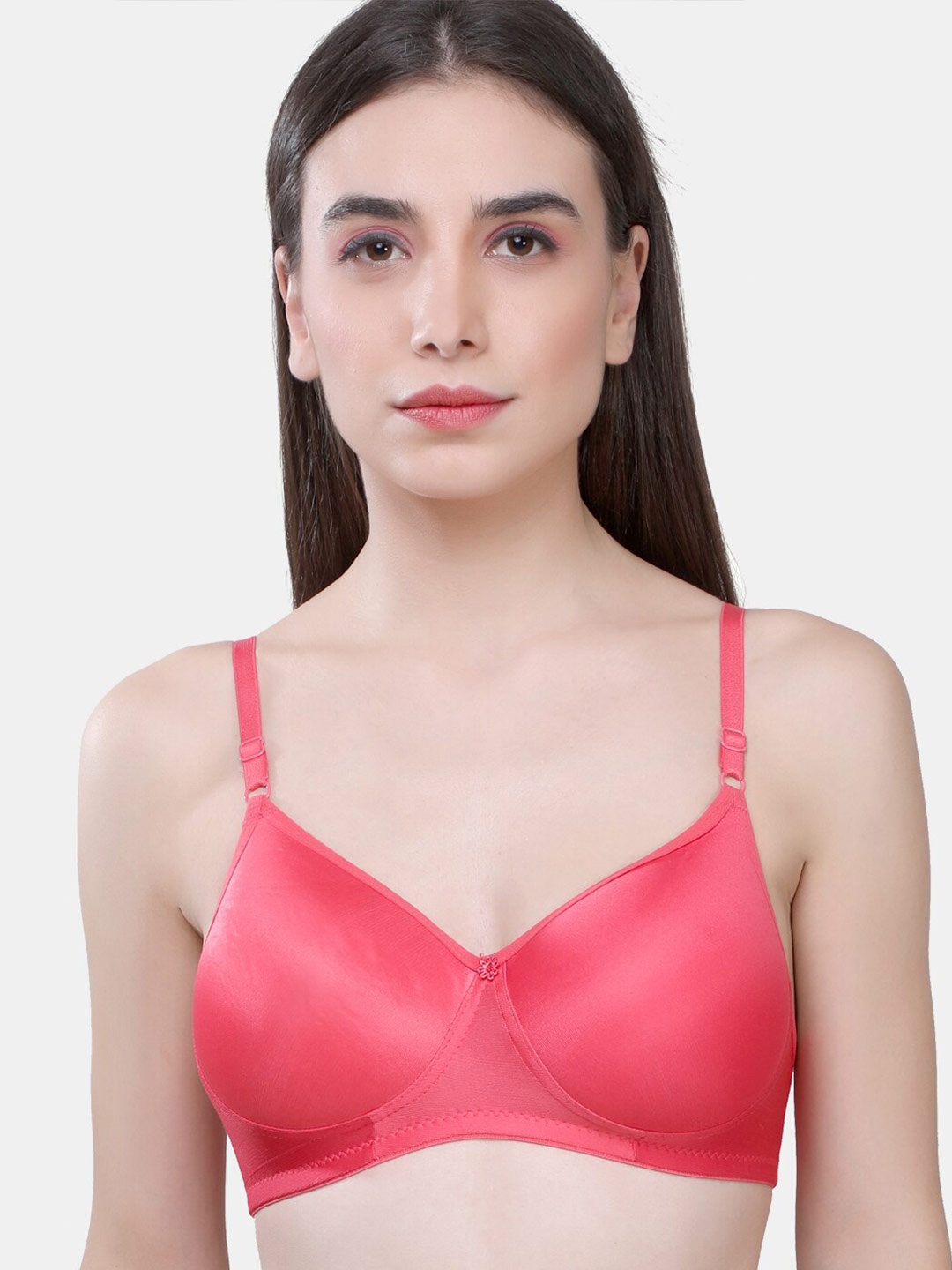 

SKDREAMS Seamless Heavily Padded Full Coverage Everyday Bra, Rose