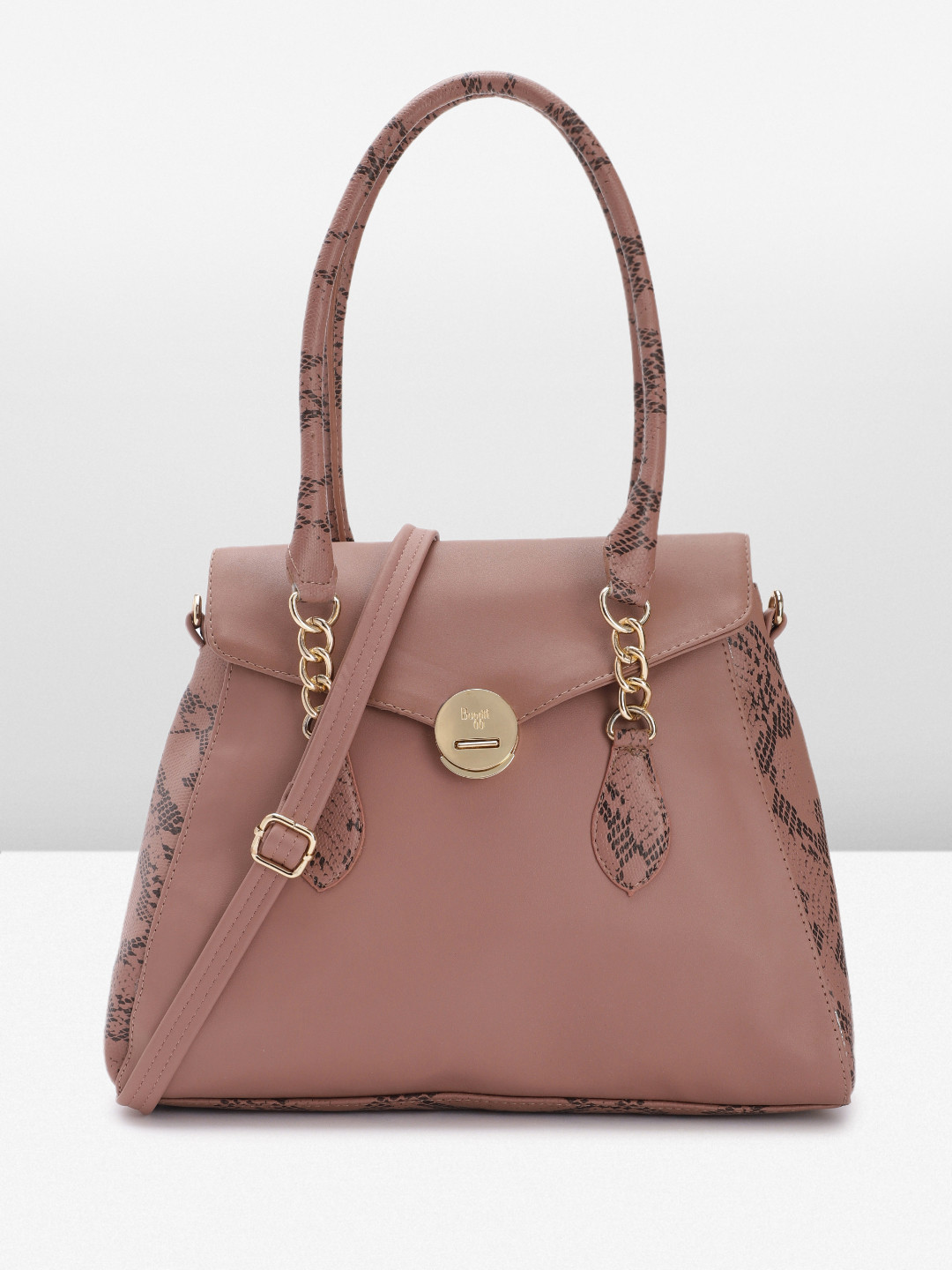 

Baggit Women Solid Shoulder Bag, Pink
