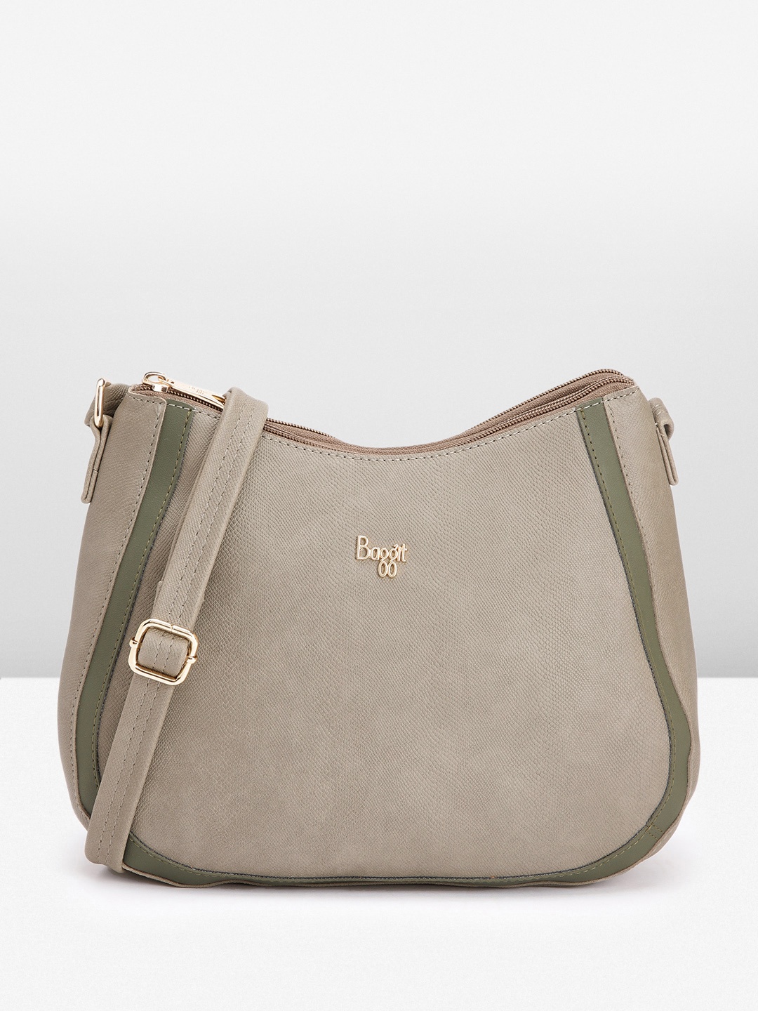 

Baggit Structured Sling Bag, Grey