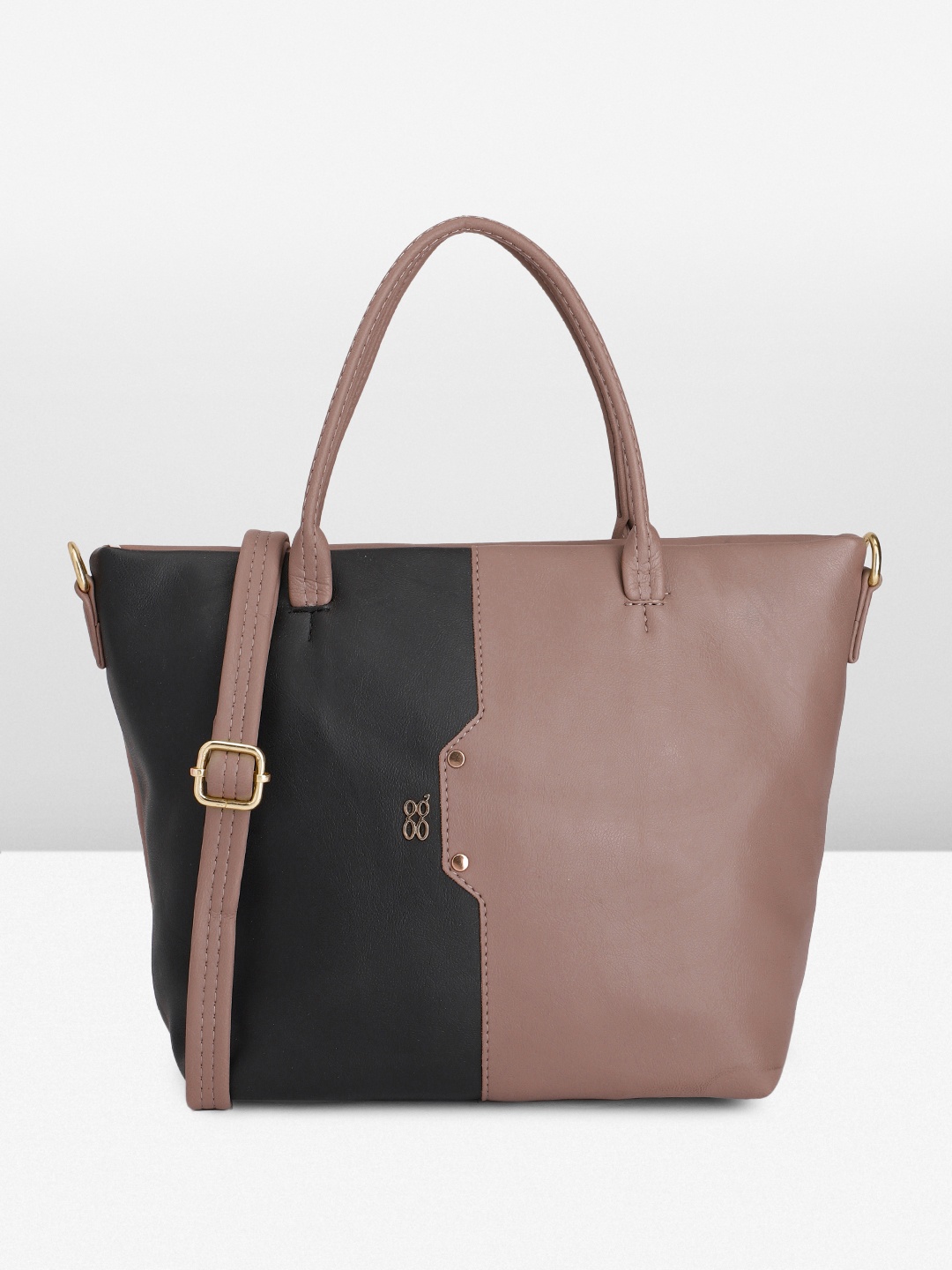 

Baggit Colourblocked Handheld Bag, Beige