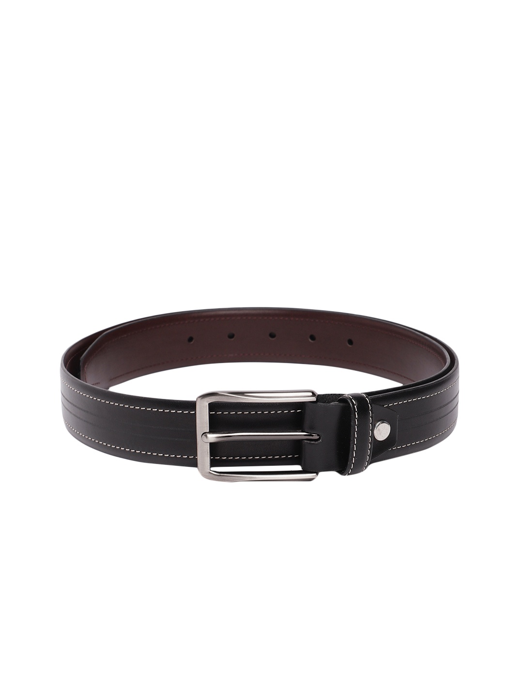 

Baggit Men Solid PU Belt, Black