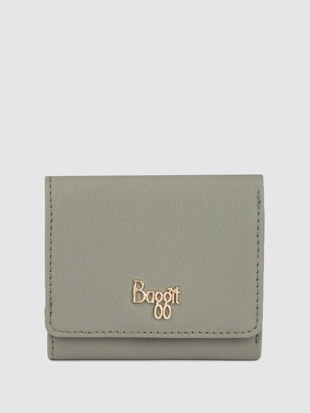 

Baggit Women Three Fold Wallet, Green