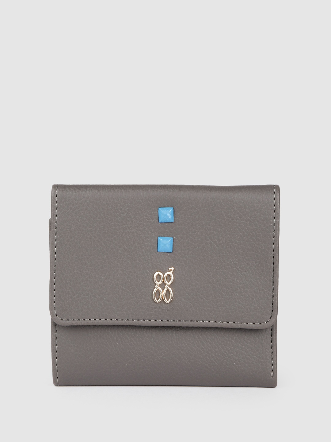 

Baggit Women Three Fold Wallet, Grey