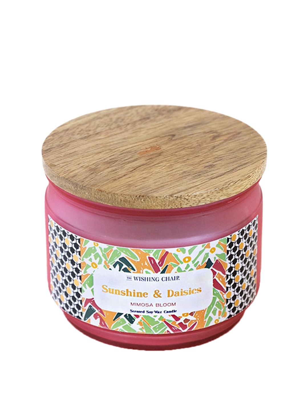 

The Wishing Chair Sunshine & Daisies Scented Soy Wax Jar Candle, Pink