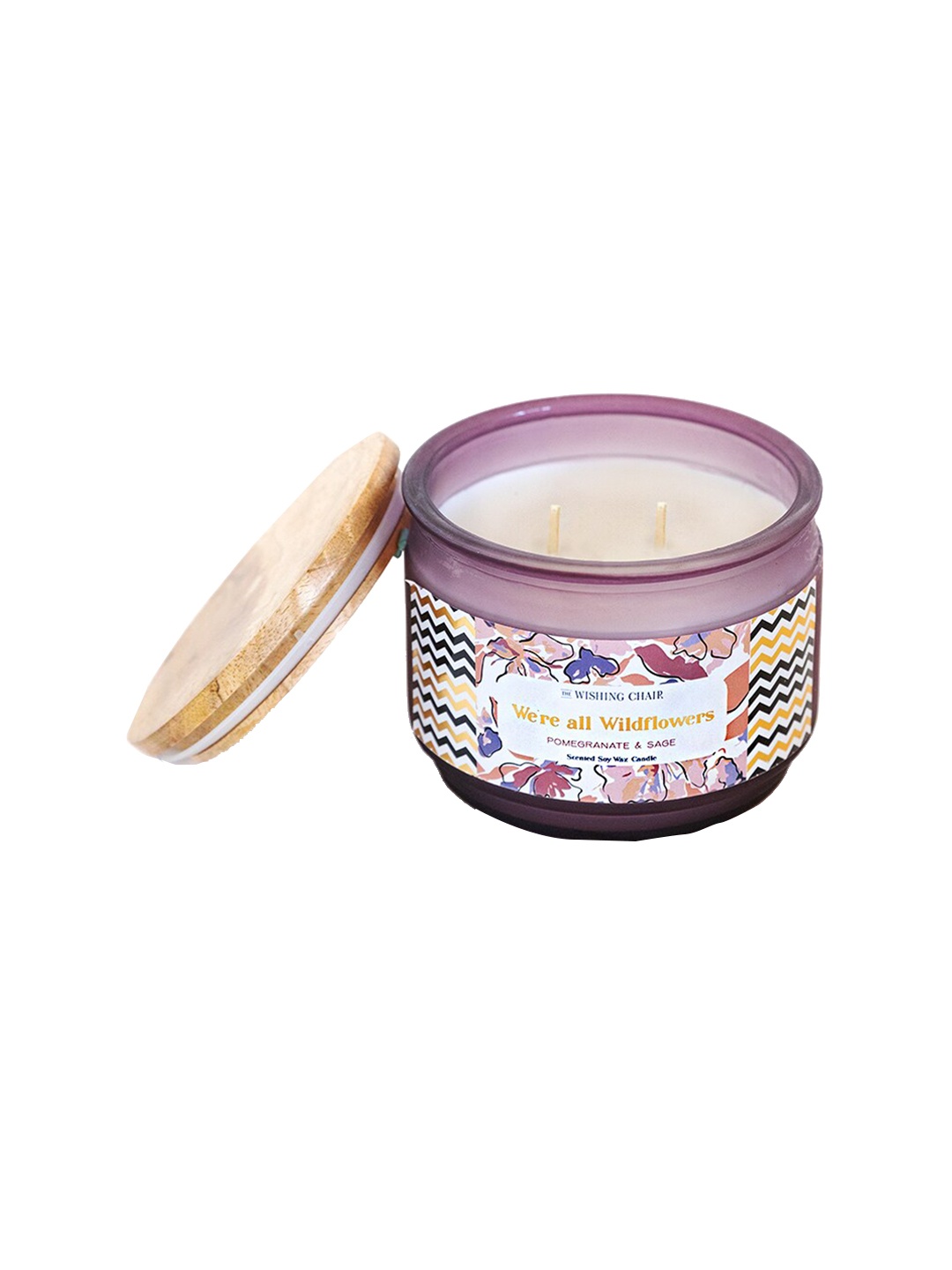 

The Wishing Chair We're All Wildflowers Scented Soy Wax Jar Candle, Violet