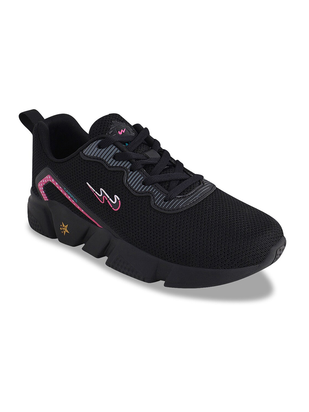 

Campus JULIUS Women Lace-Up Running Shoe, Black