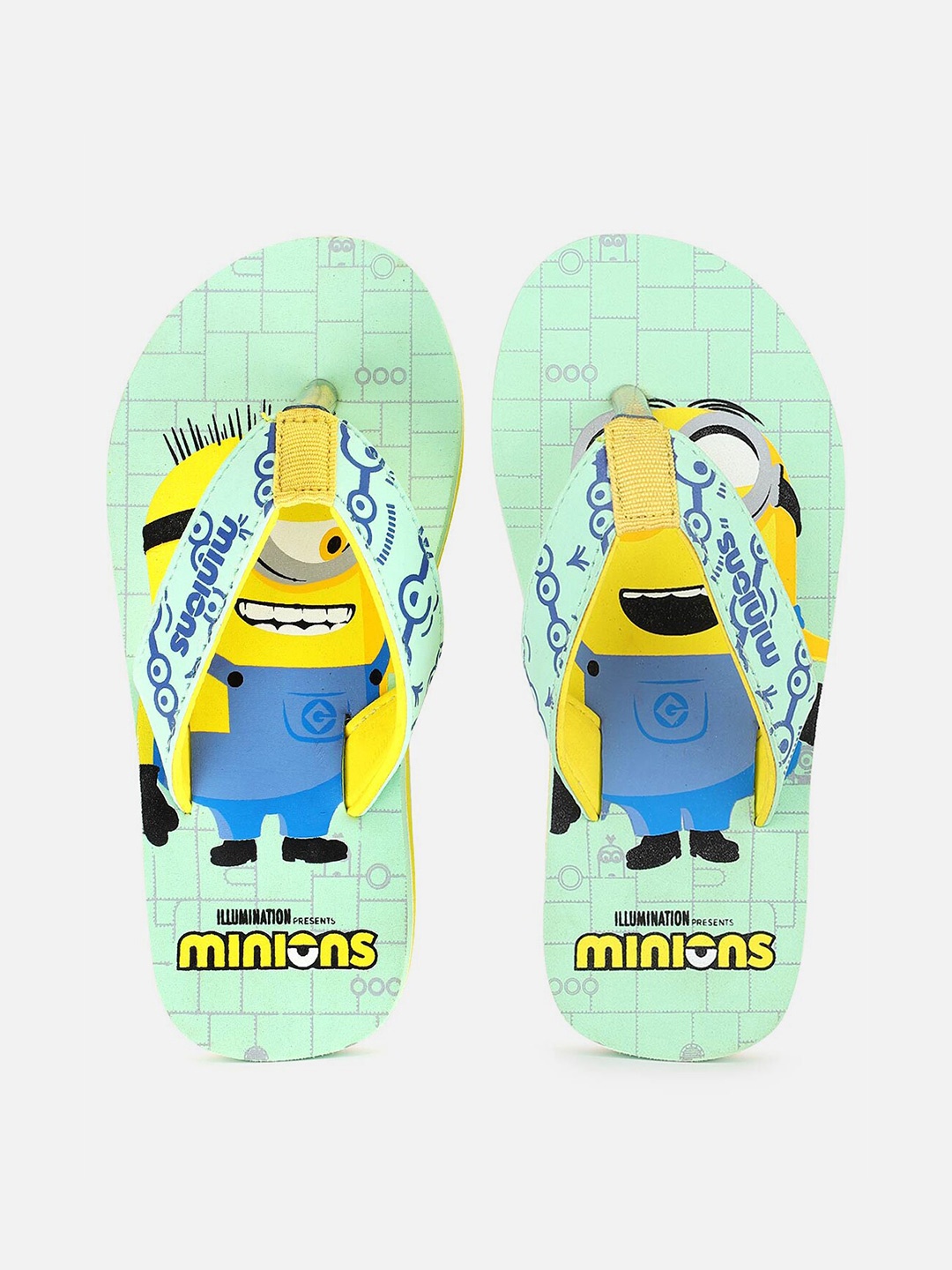 

Kids Ville Boys Minions PrintedThong Flip-Flops, Sea green