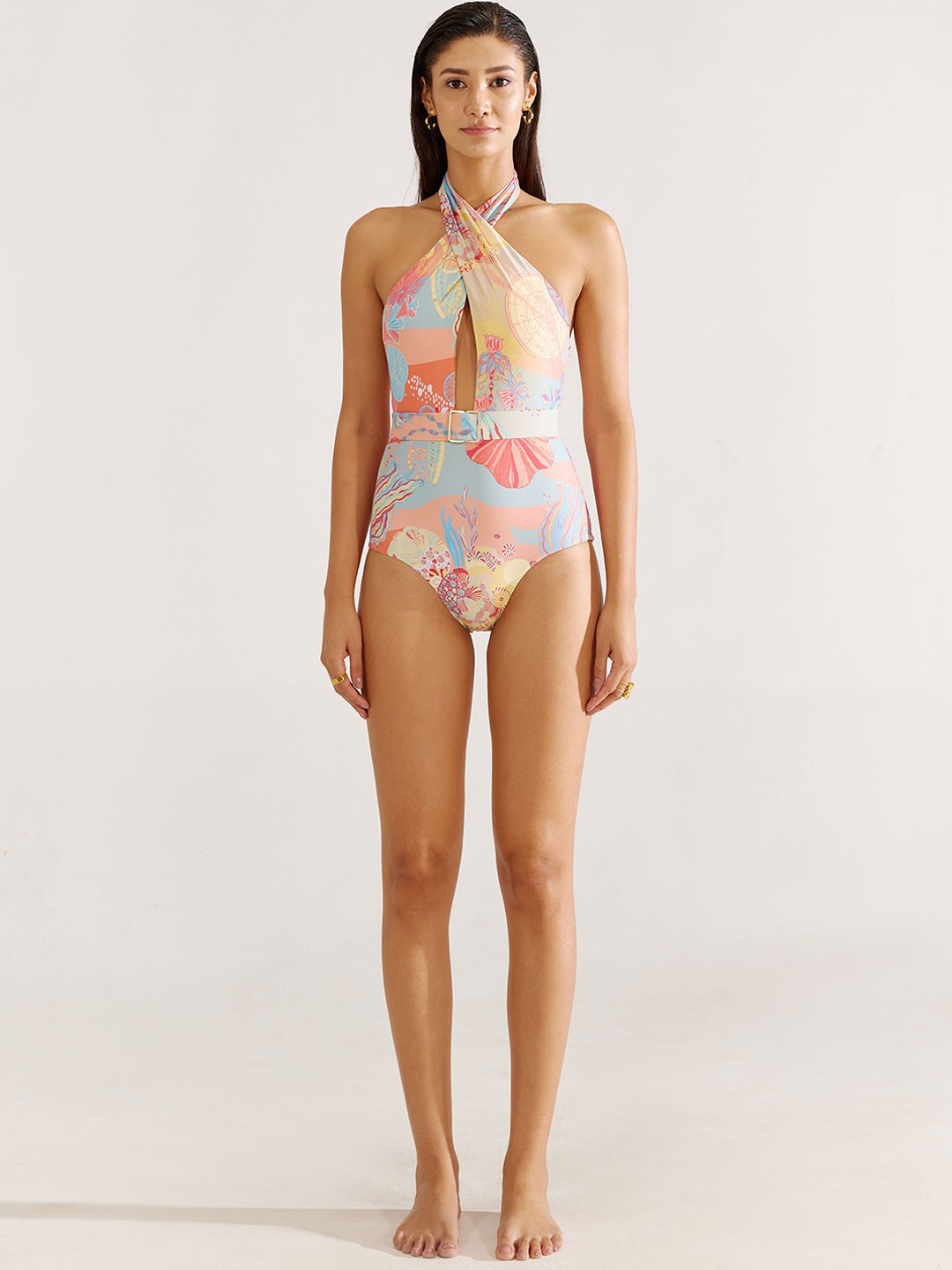 

Tizzi Printed Bodysuit, Multi