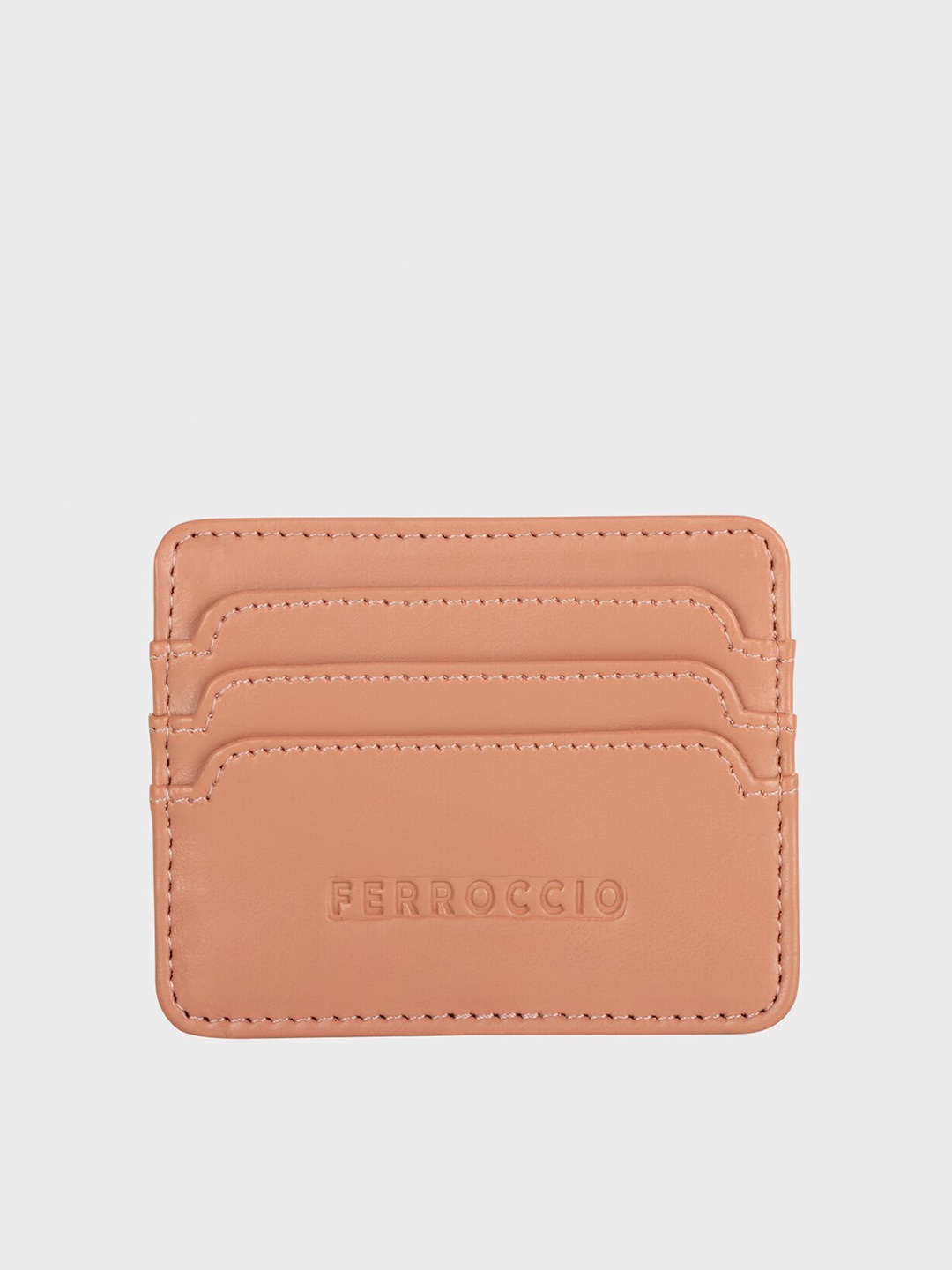 

FERROCCIO Women Solid Card Holder, Pink