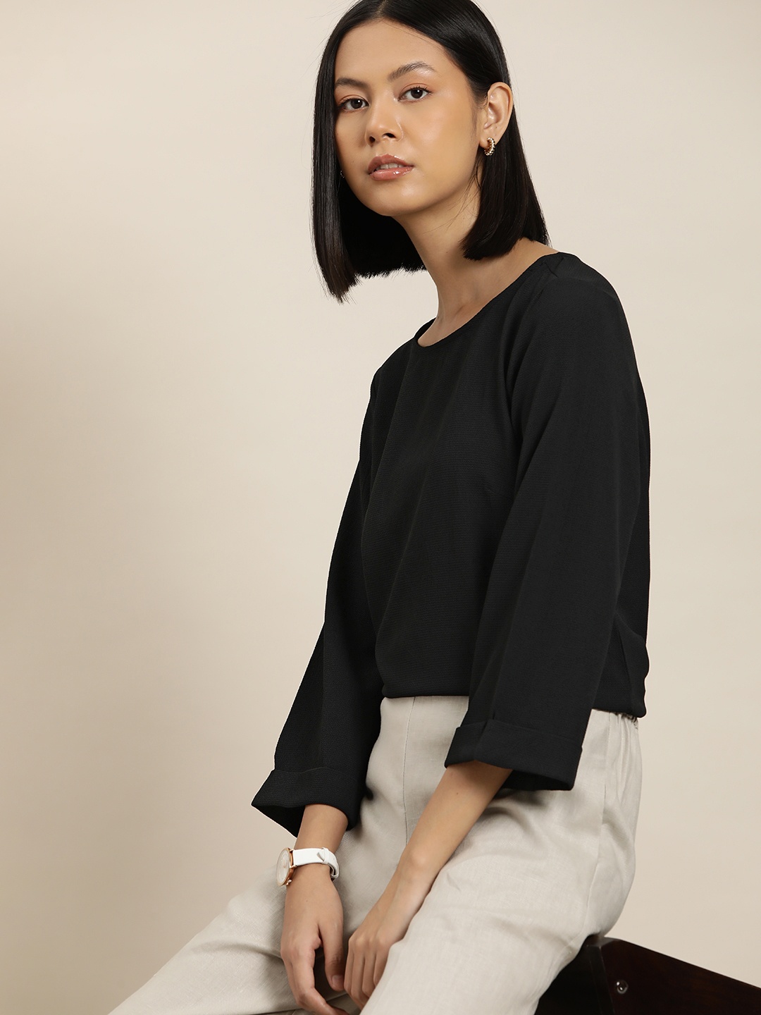 

her by invictus Solid Top, Black