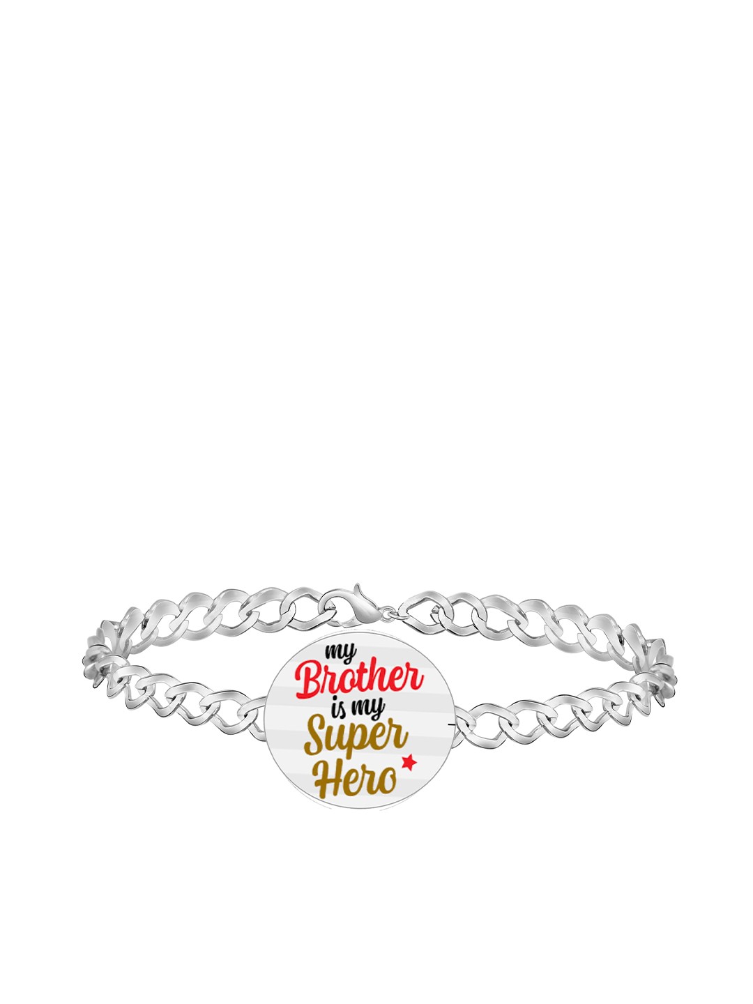 

Mikado Women Metal Link Bracelet, Silver