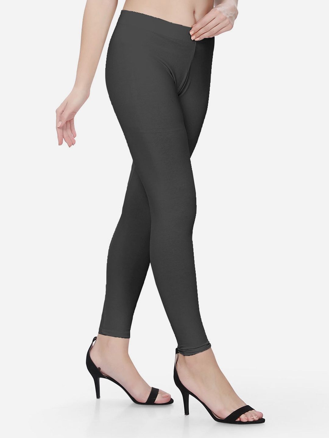 

TITTLI 4-Way Stretchable Ankle-Length Leggings, Black