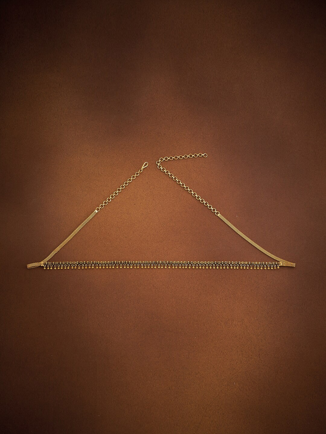 

Kushal's Fashion Jewellery Stone Studded Waist Chain, Gold