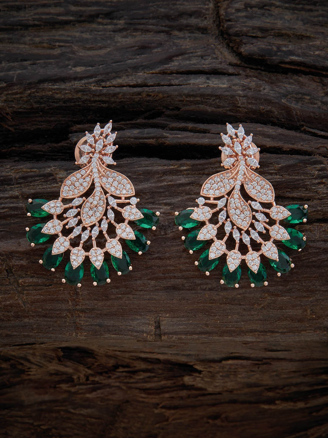 

Kushal's Fashion Jewellery Green Contemporary Drop Earrings
