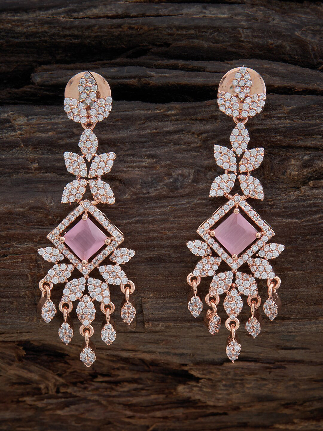 

Kushal's Fashion Jewellery Contemporary Drop Earrings, Silver