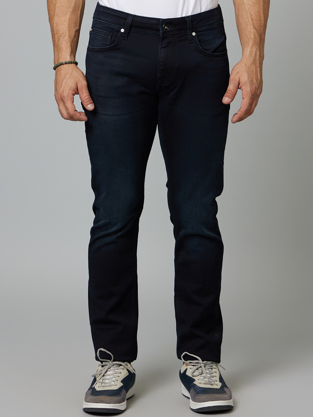 

Celio Men Mid-Rise Jean Slim Fit Jeans, Navy blue