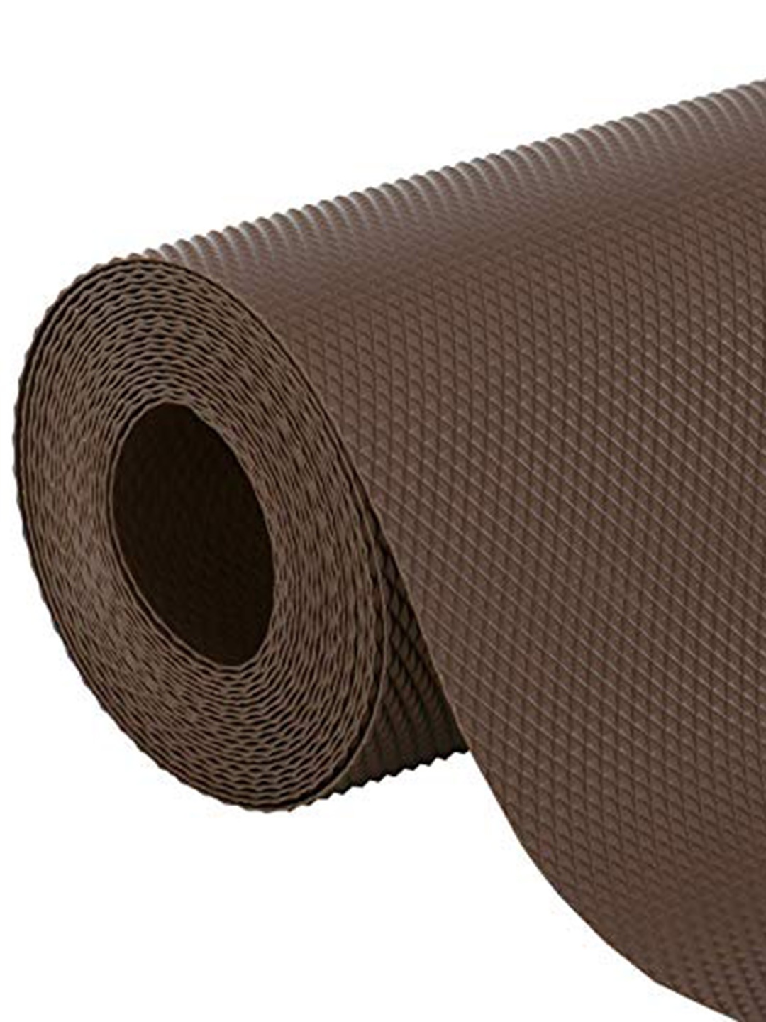 

DALUCI Anti-Slip Bathroom & Kitchen Shelf Mat Liner Sheet Roll, Brown