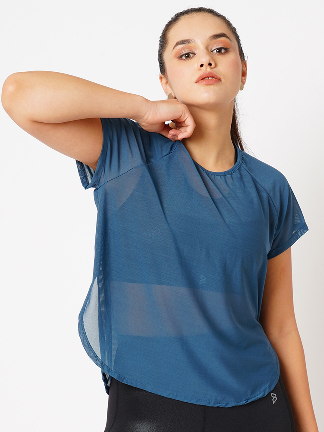 

BODD ACTIVE Raglan Sleeves Training Or Gym T-shirt, Teal