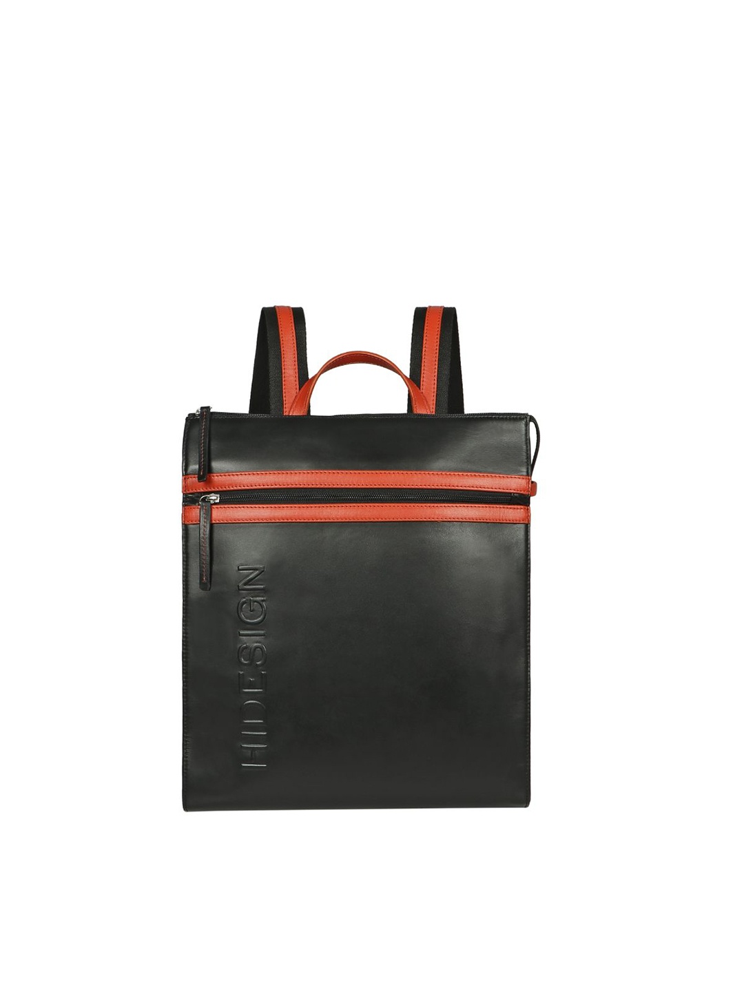 

Hidesign Women Leather Backpack, Black