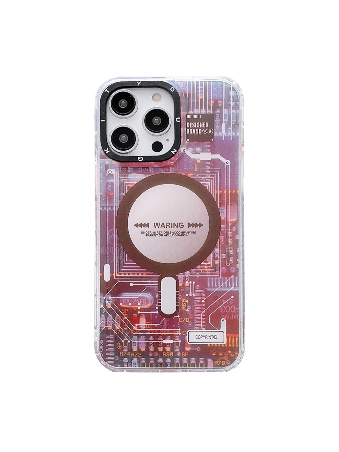 

TREEMODA Printed iPhone 14 Pro Phone Back Cover, Na