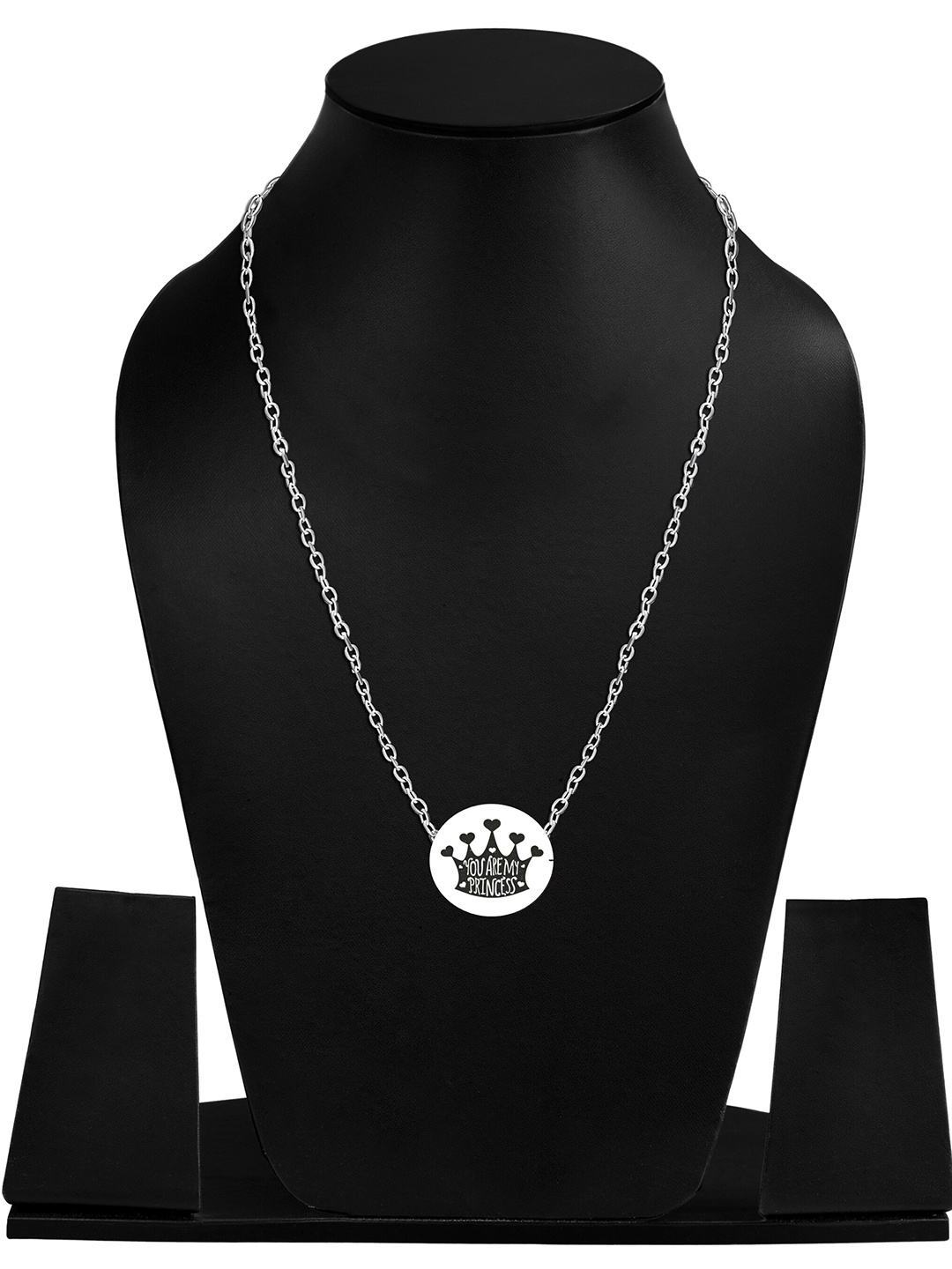 

Mikado Silver-Toned & White Necklace