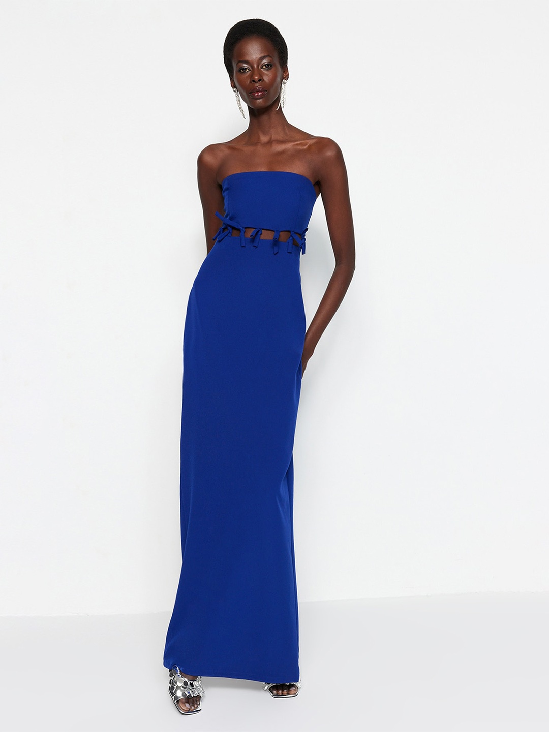 

Trendyol Strapless Maxi Dress, Blue