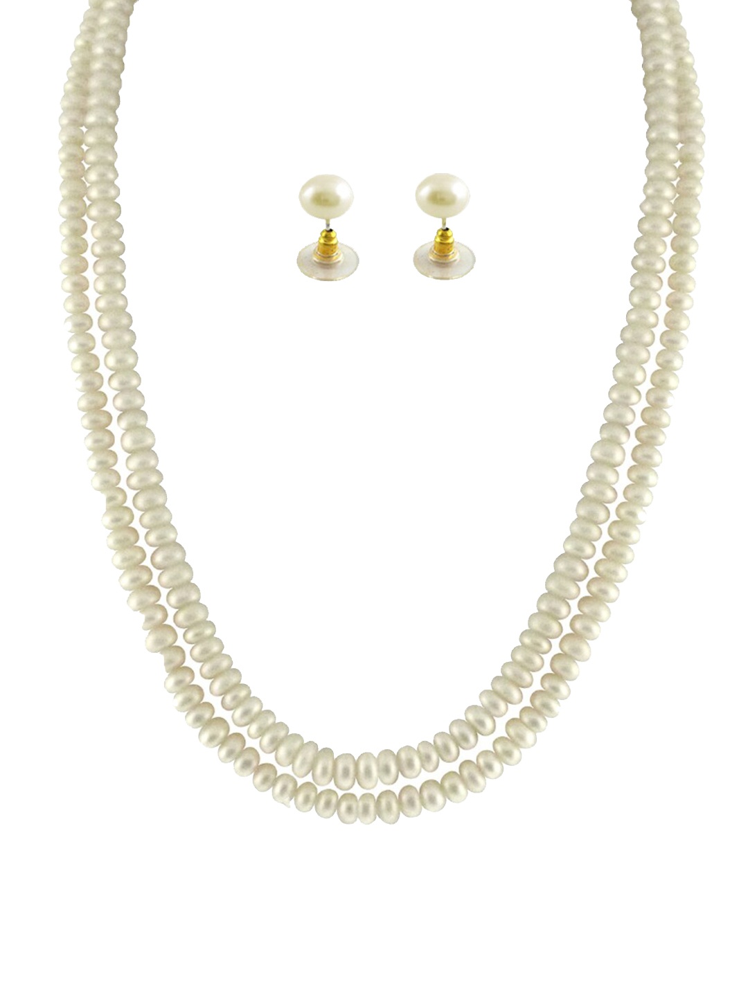 

Sri Jagdamba Pearls Dealer Gold-Plated Pearl Beaded Jewellery Set