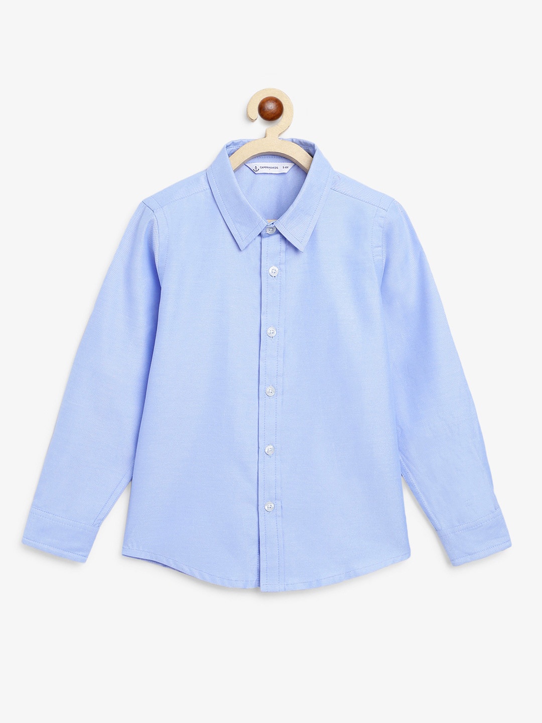 

Campana Boys Cotton Oxford Casual Shirt, Blue