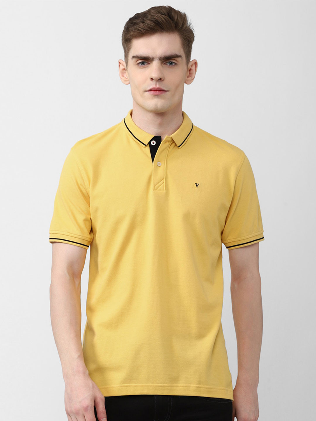 

Van Heusen Sport Polo Collar Pure Cotton Casual T-Shirt, Yellow
