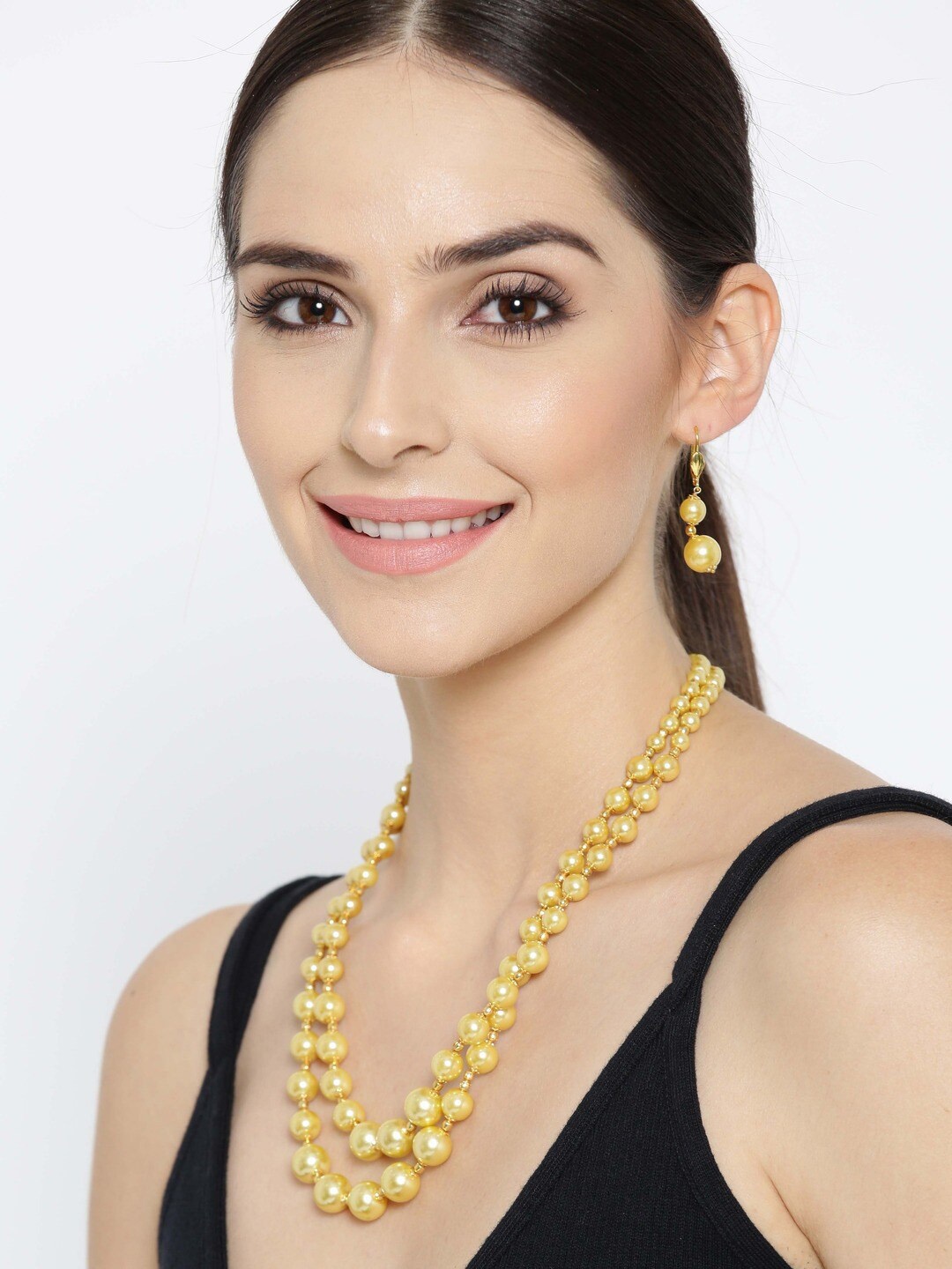 

Anouk Gold-Plated Beaded Jewellery Set