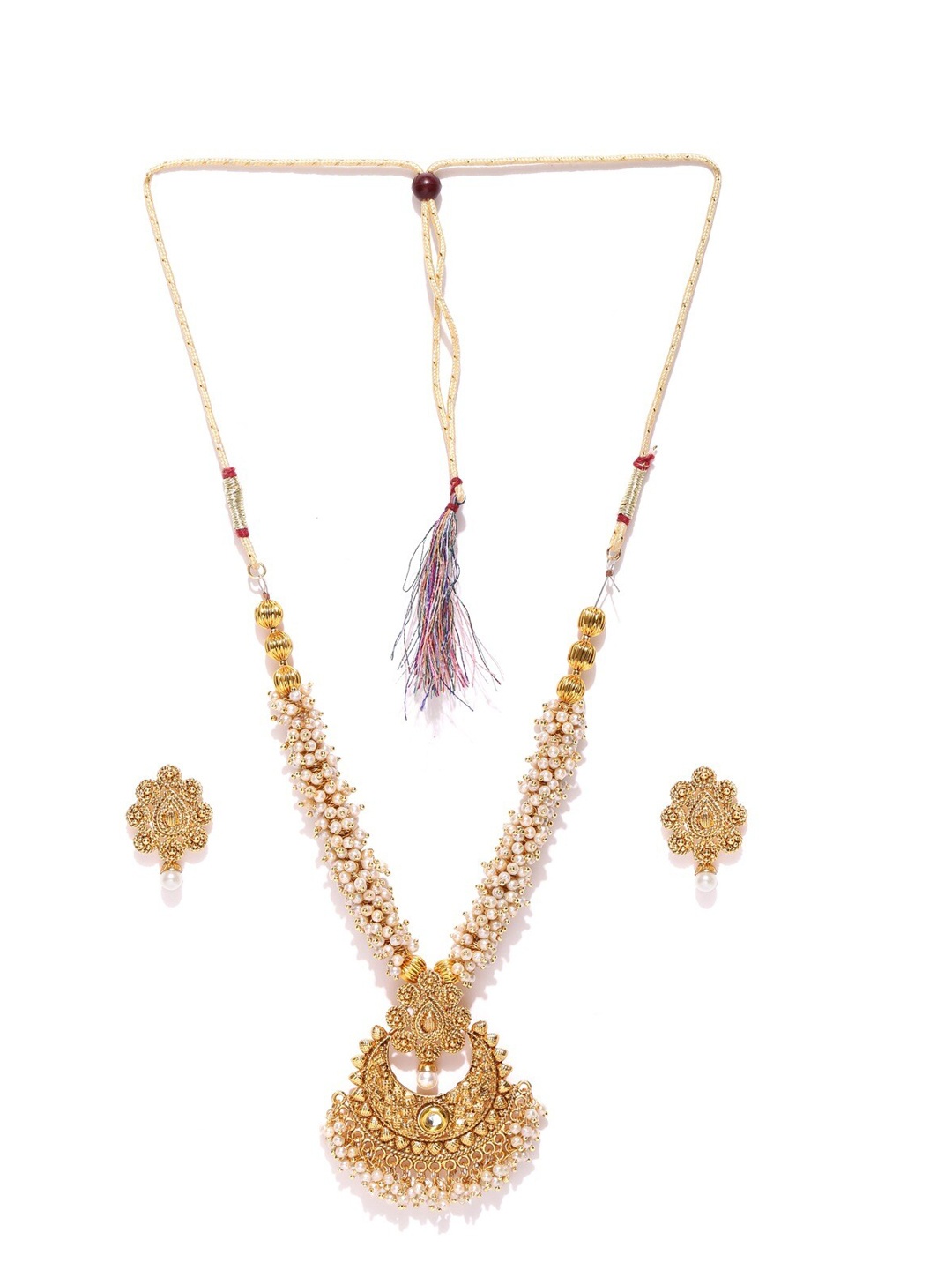 

Anouk Gold-Plated Beaded Jewellery Set