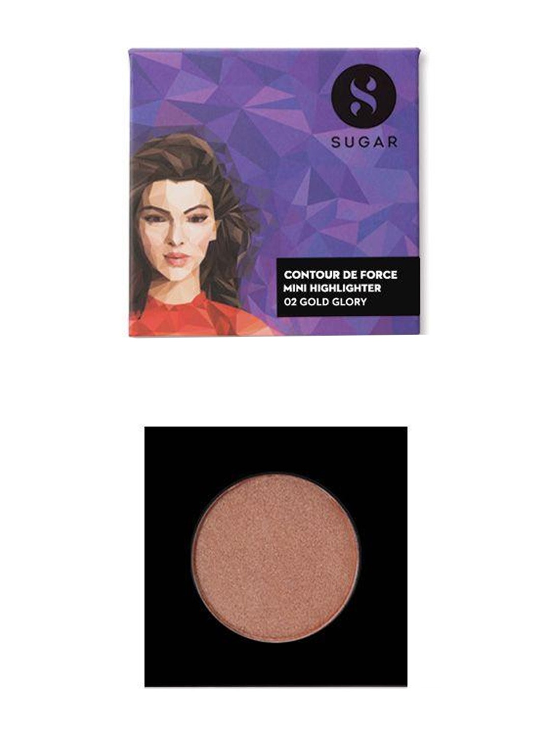 

SUGAR Contour De Force Mini Highlighter 4 g - Gold Glory 02, Bronze