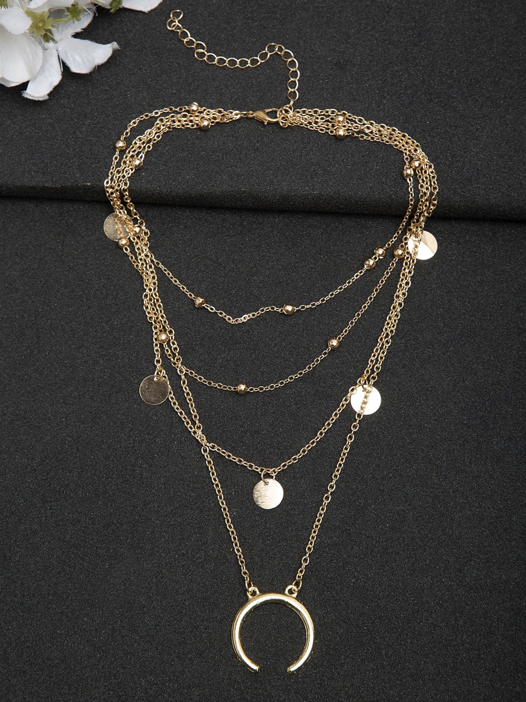 

DressBerry Gold-Toned Gold-Plated Necklace