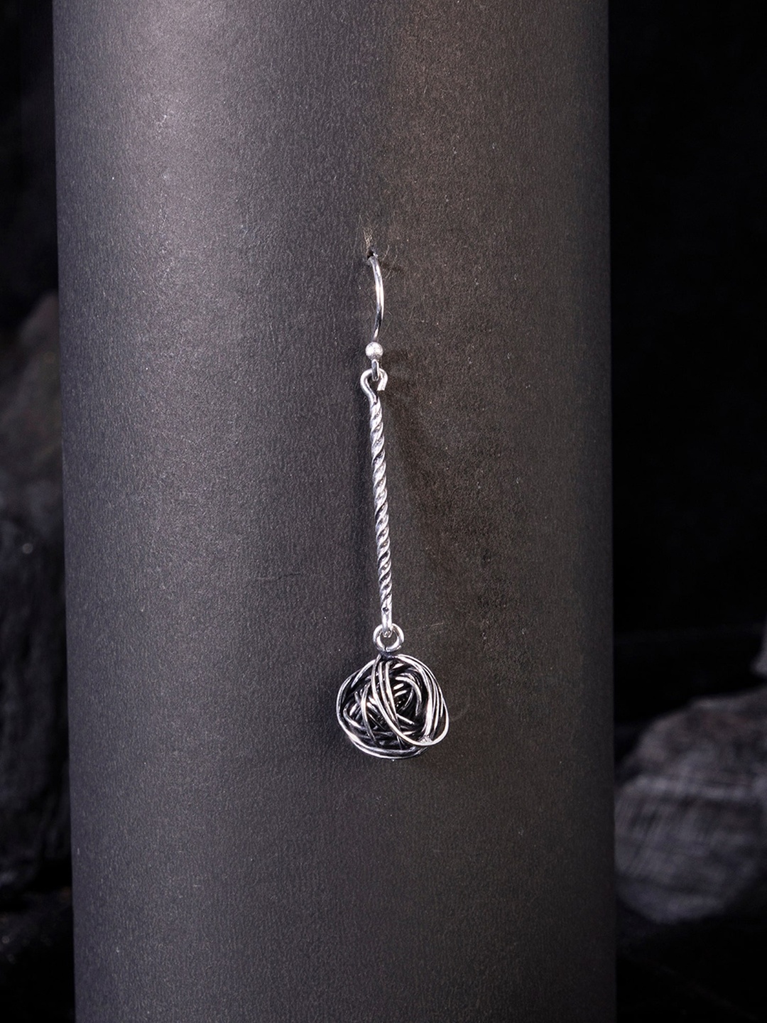 

Studio One Love Brass-Plated Statement Drop Earrings, Silver