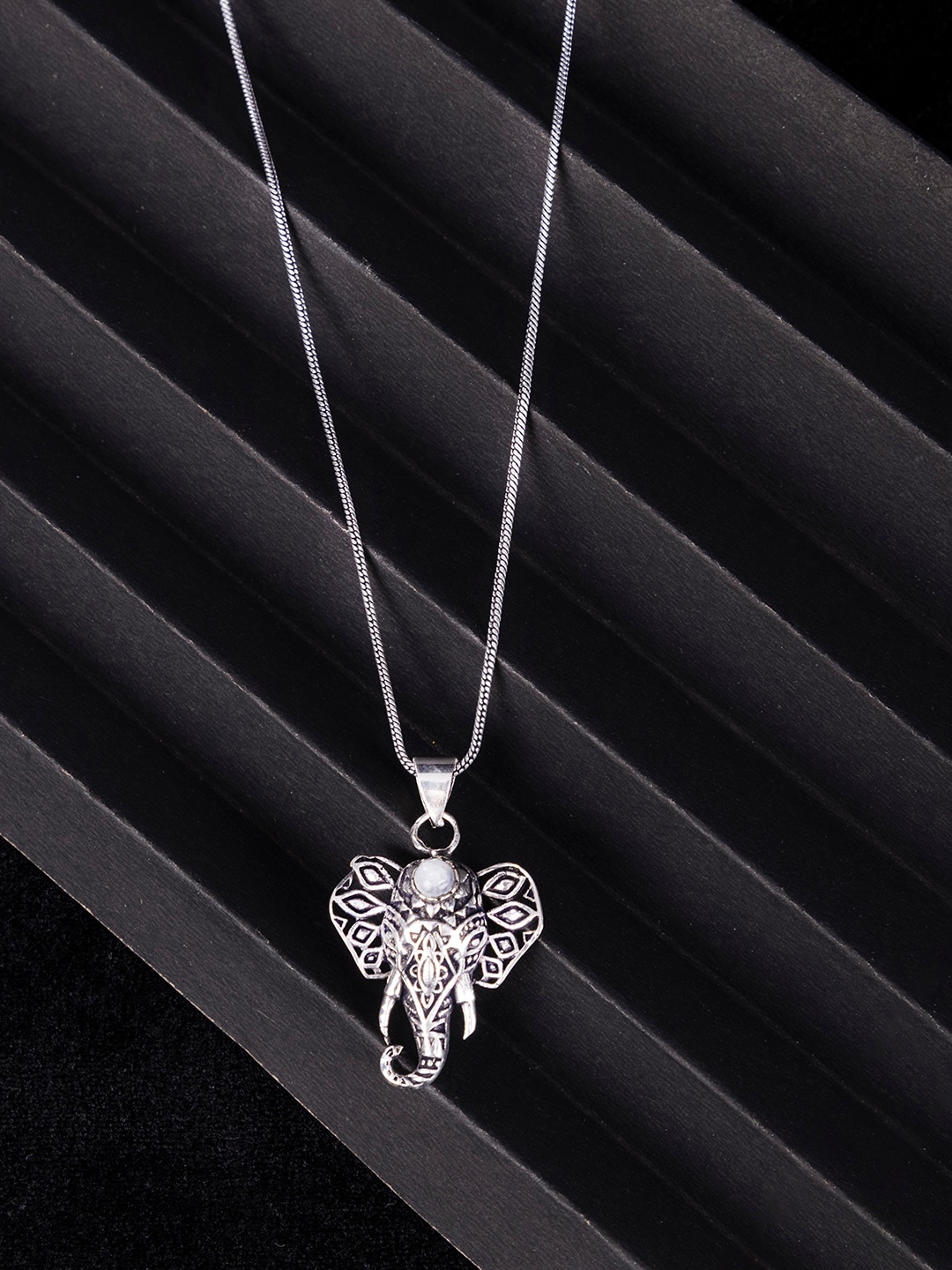 

Studio One Love Silver Plated Contemporary Pendant With Chain