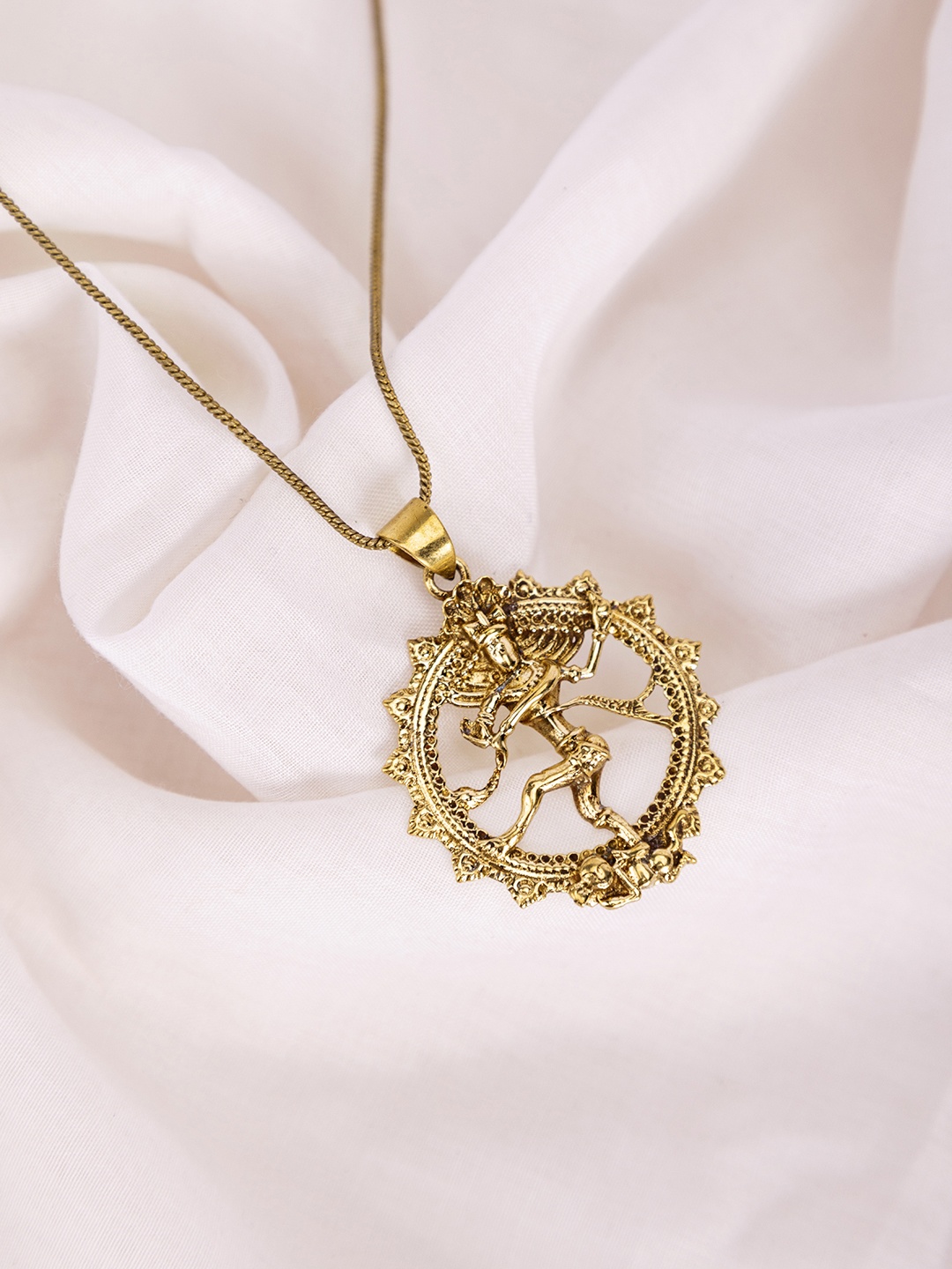 

Studio One Love Contemporary Pendant With Chain, Gold