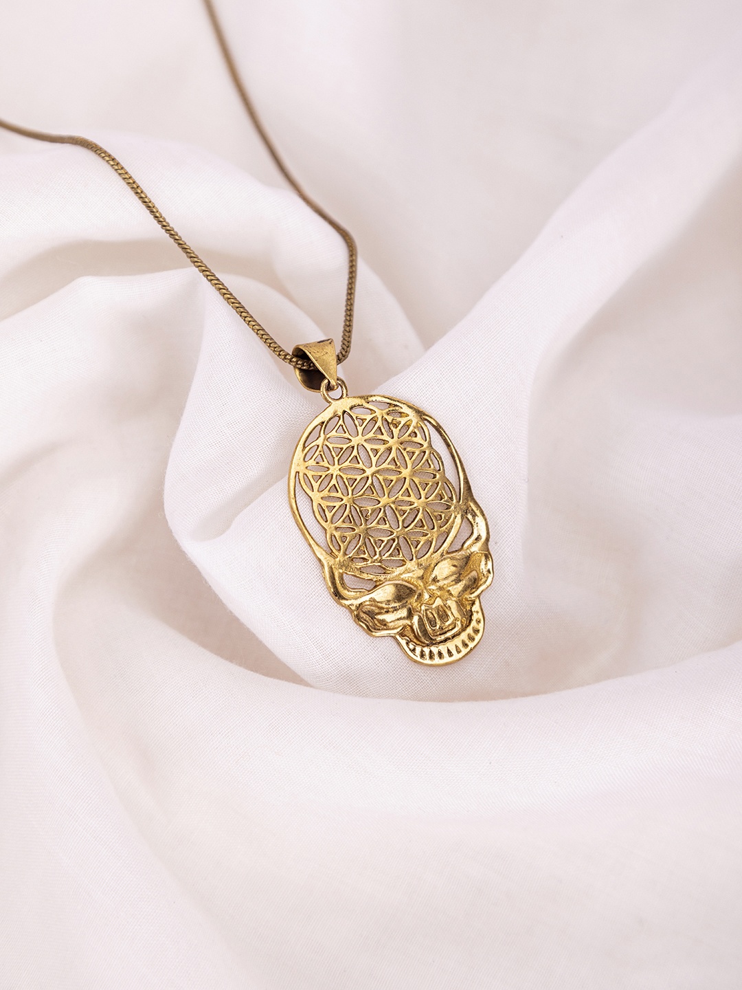 

Studio One Love Women Contemporary Pendant With Chain, Gold