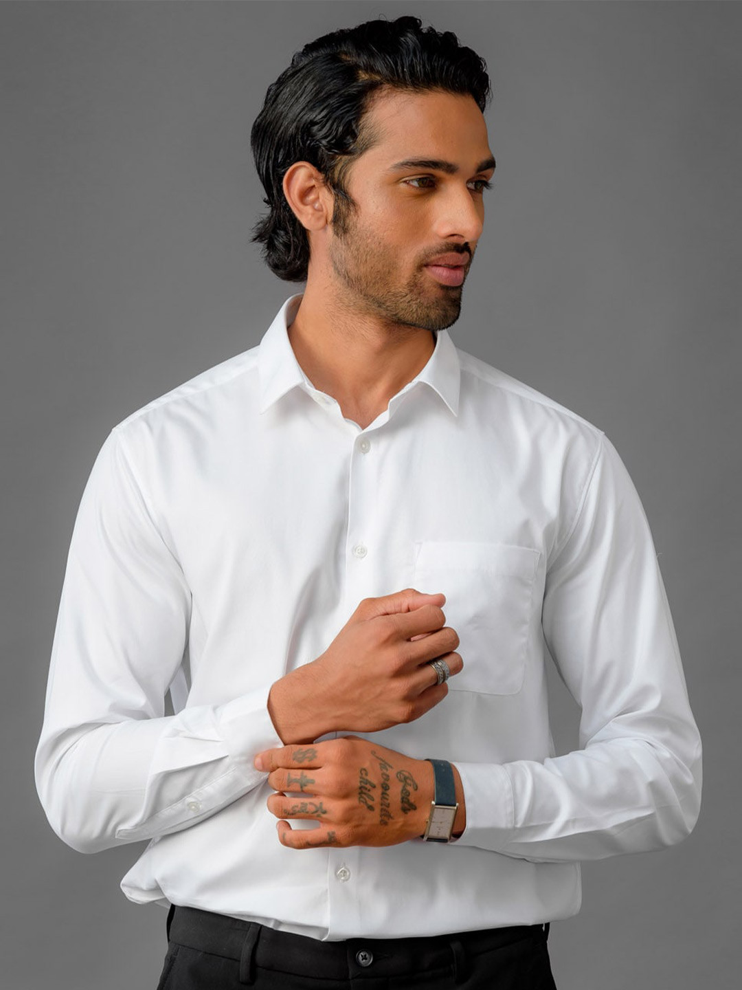 

KINGDOM OF WHITE Daystart Pure Cotton Oxford Slim Fit Shirt