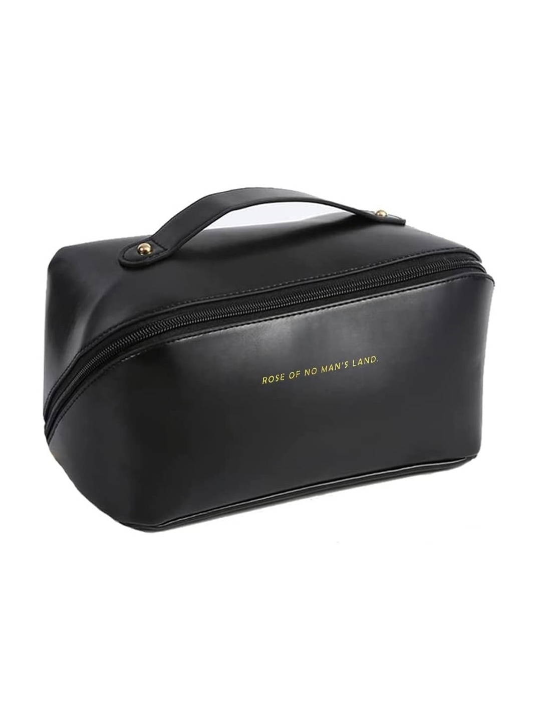

Awestuffs Luxury Cosmetic Travel Bag, Black