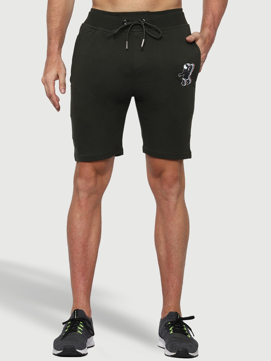 

CL SPORT Men Mid Rise Shorts, Olive