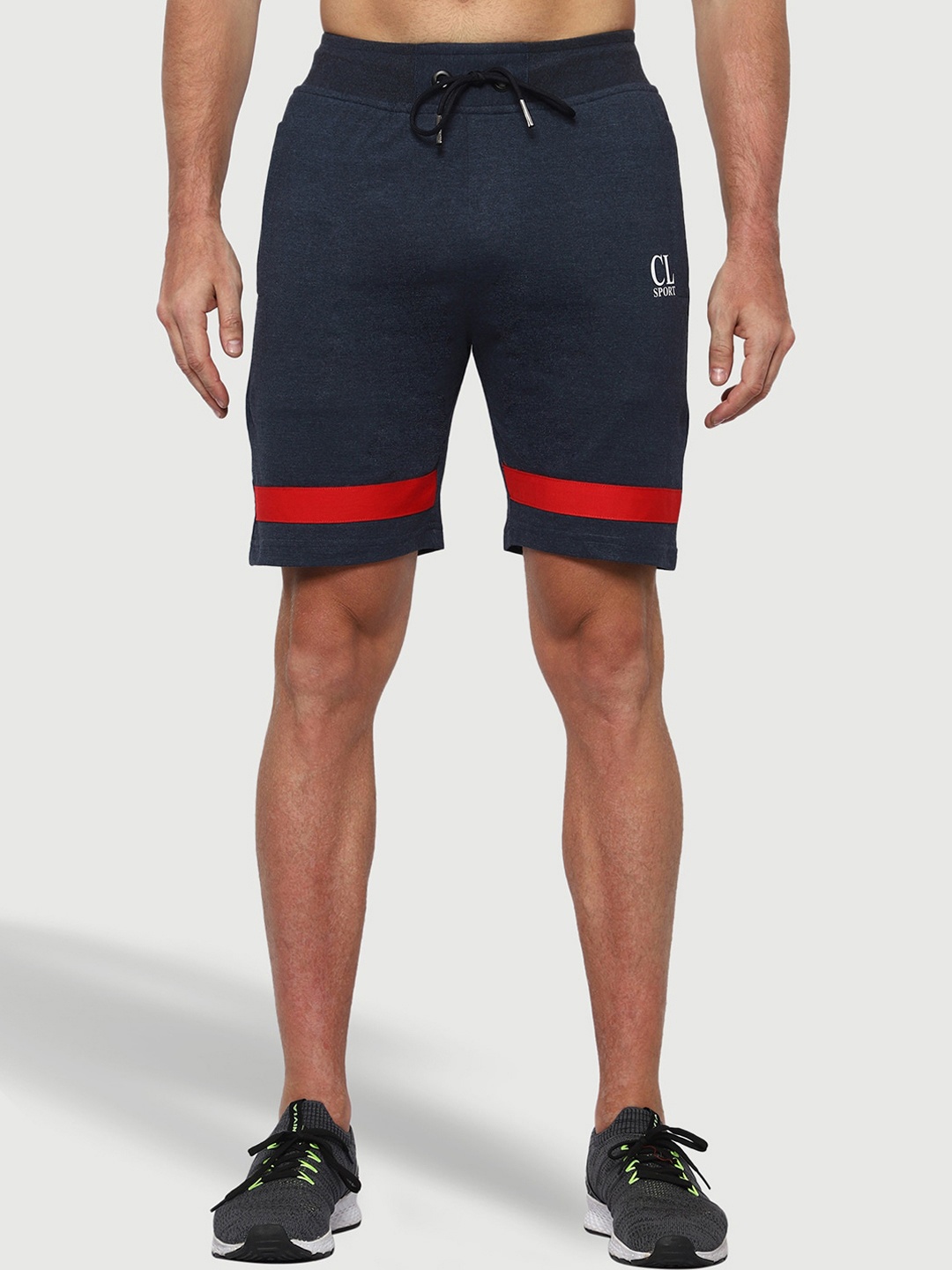 

CL SPORT Men Mid Rise Sports Shorts, Blue
