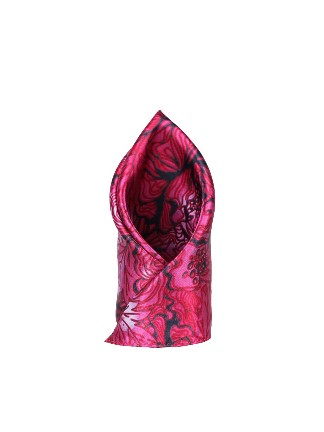

ELLIS Men Printed Pocket Square, Pink