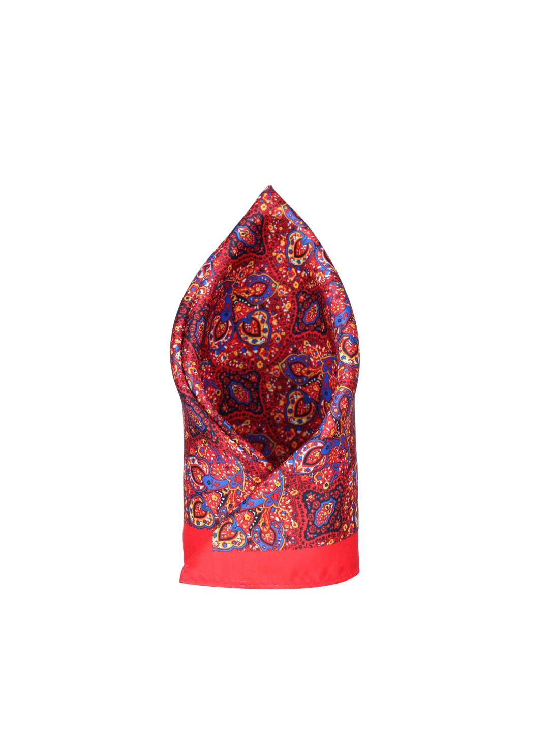 

ELLIS Men Printed Pocket Square, Red