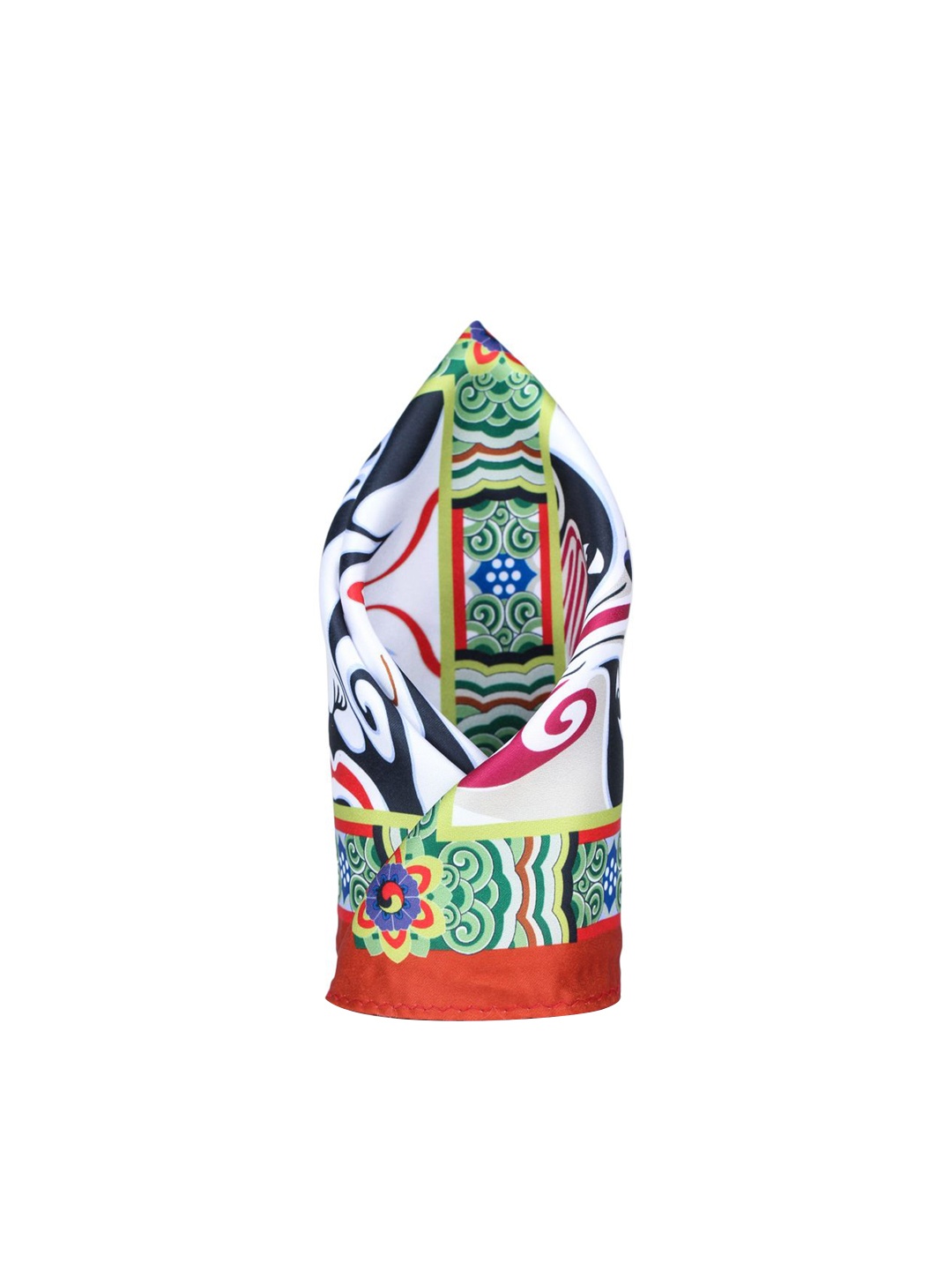 

ELLIS Men Printed Pocket Square, White