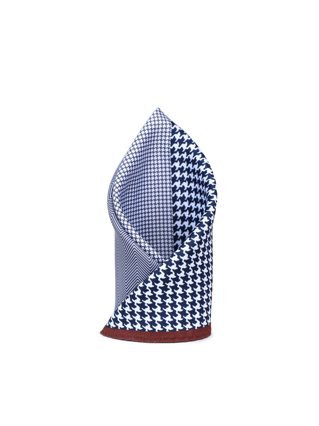 

ELLIS Men Printed Pocket Square, Navy blue