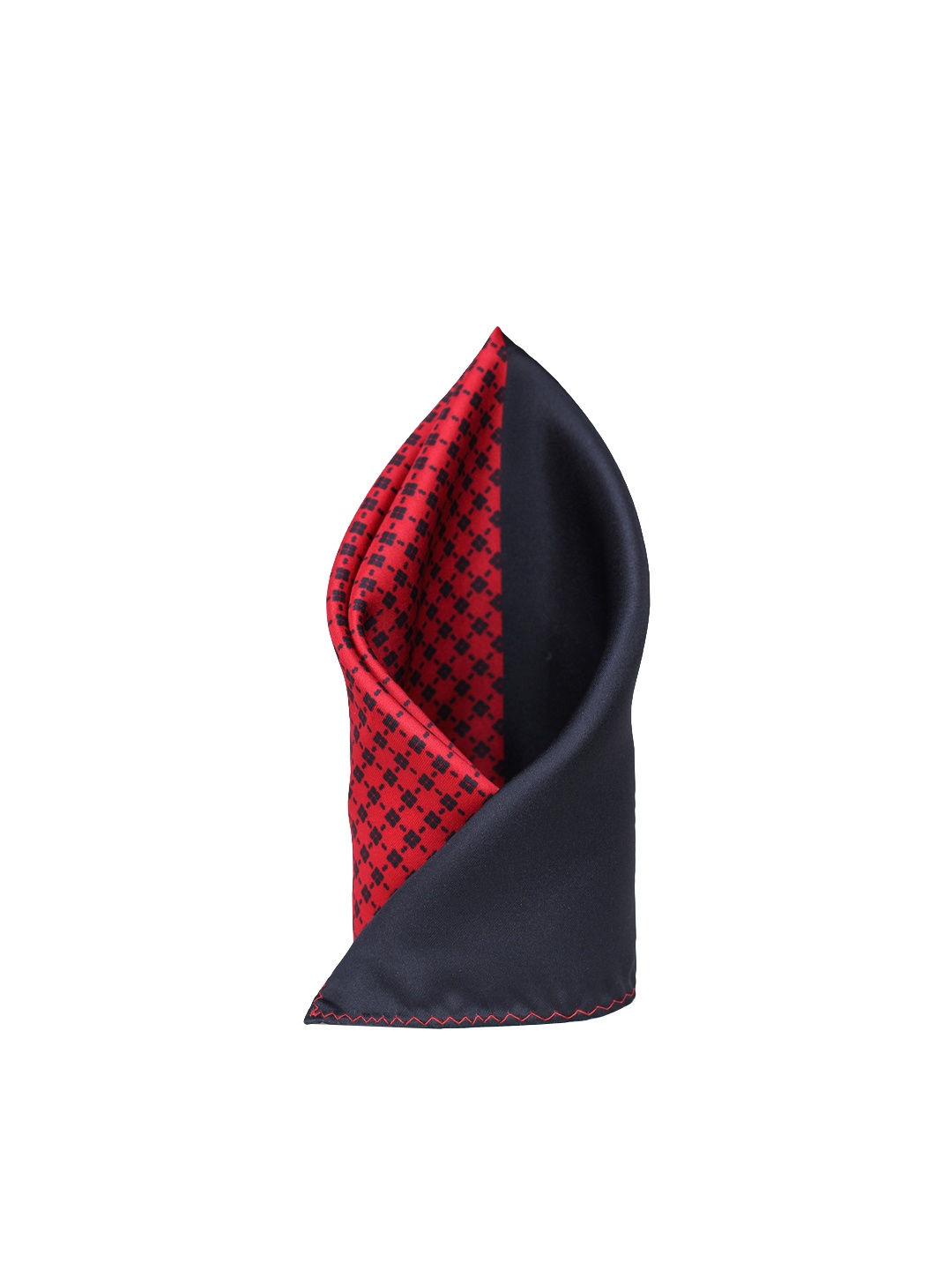 

ELLIS Men Printed Pocket Square, Red